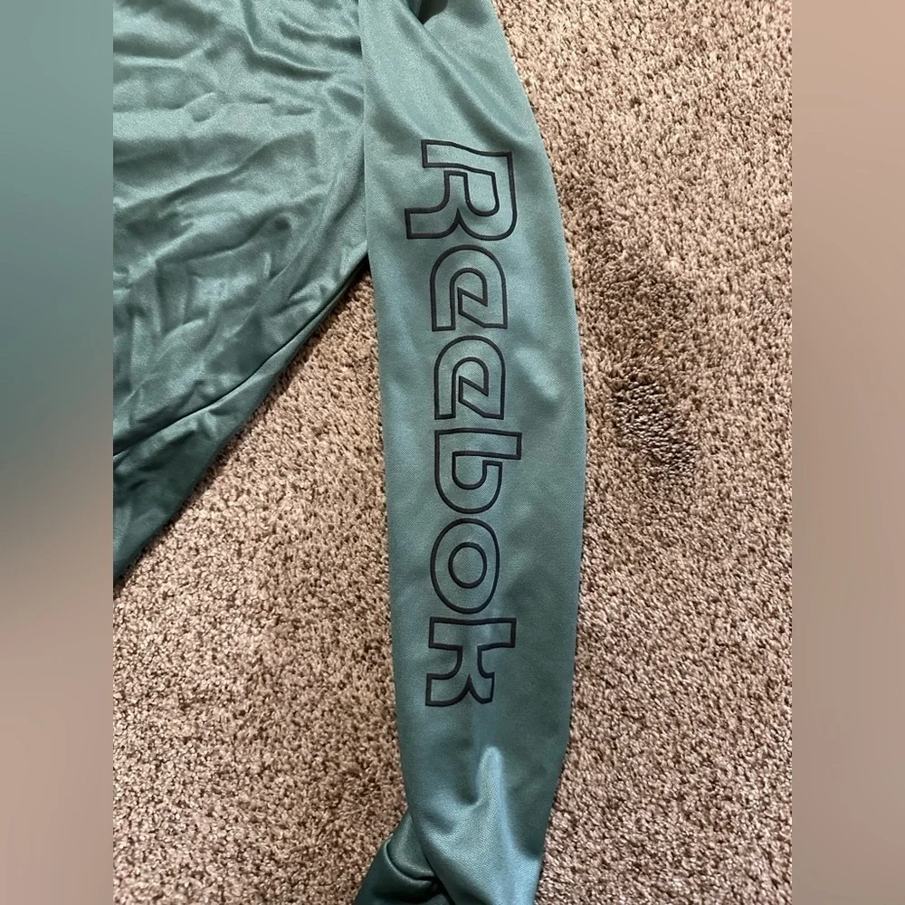 Kids Reebok Forest Green Hoodie